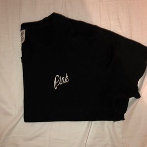 Pink Brand Black and White Crop Top